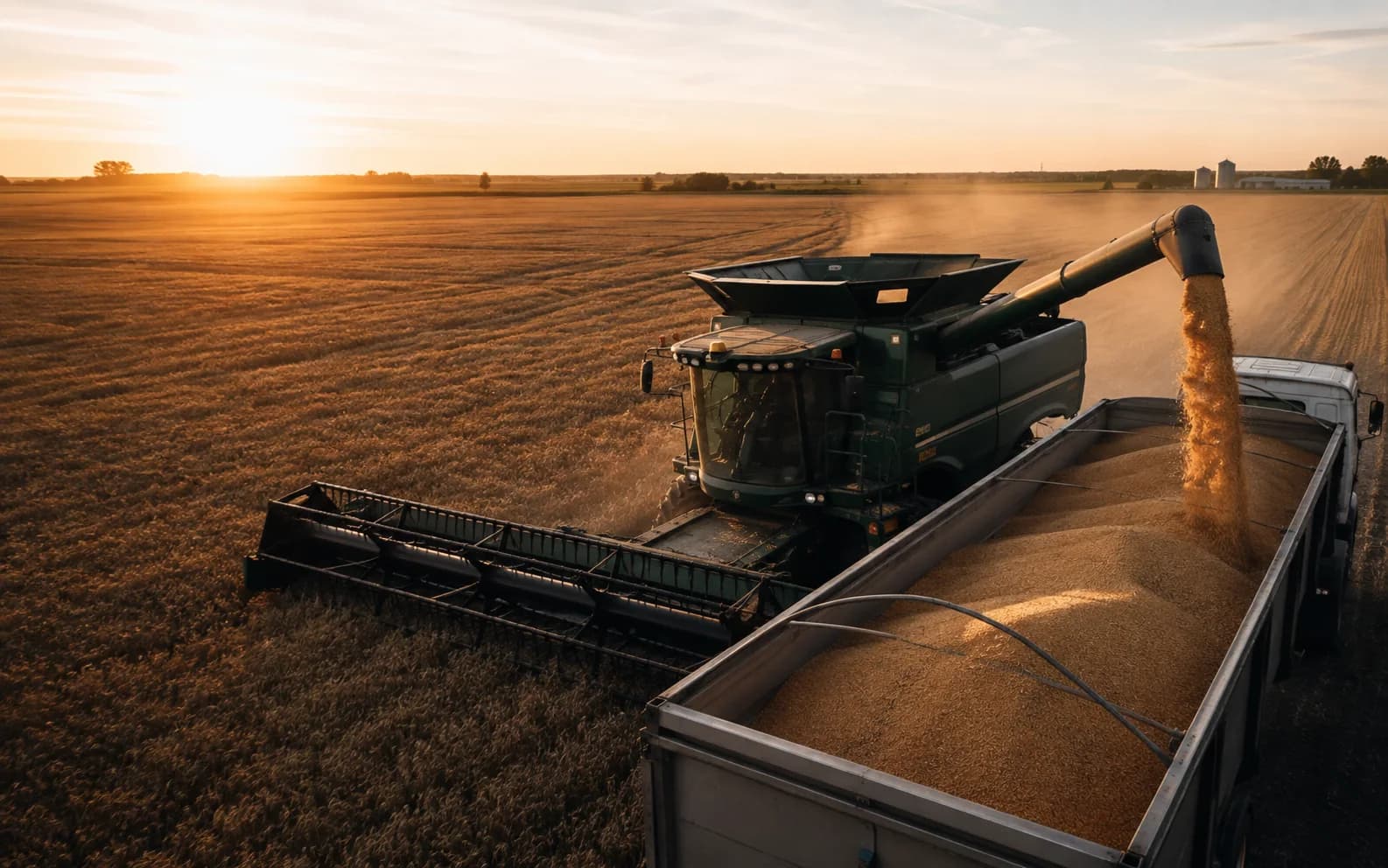 Illustrative cereal harvest